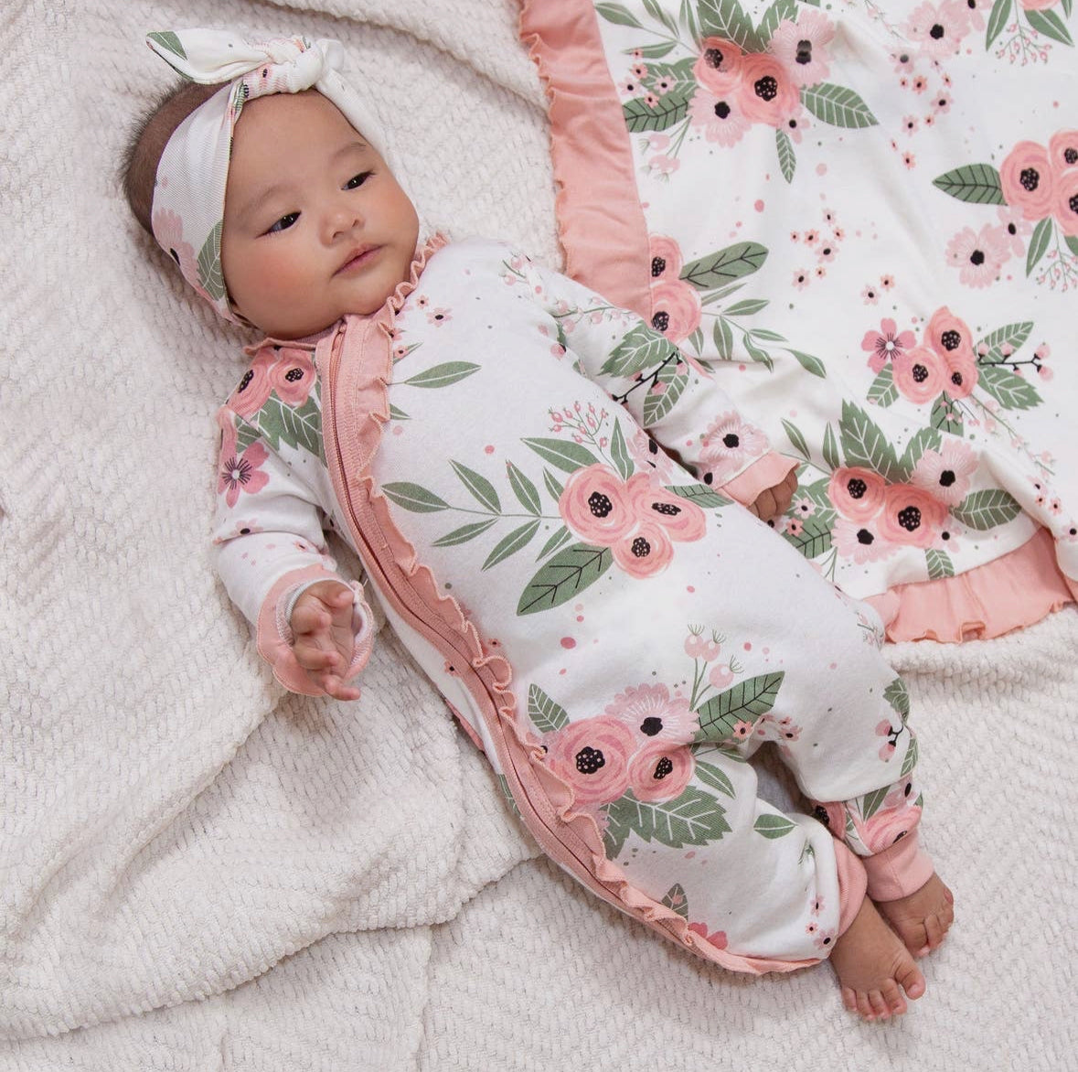 Floral Zippered Romper